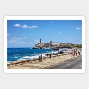 Morro Castle And Havana Bay Lighthouse Sticker